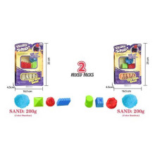 Кінетичний пісок 1909 G (96/3) 200 г, 3 форми, на листі