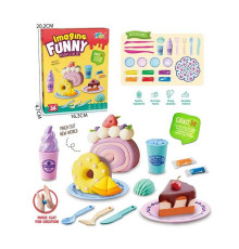 Тісто для ліплення S 2588 (120/2) 6 кольорів тіста, прилади, формочки, в коробці