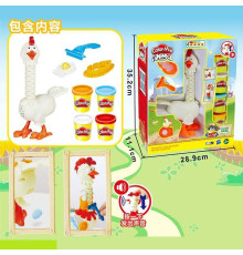 Тісто для ліплення 6630 (18/2) 4 баночки із тістом, звуки, екструдер, інструменти, в коробці