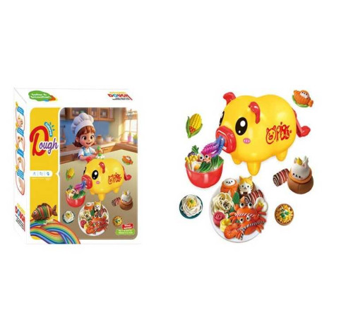 Тісто для ліплення 9031 (72/2) екструдер, змінні насадки, баночки з тістом у 4х кольорах, мисочка, таця, ніж, в коробці – в наличии! Купите сейчас у KAZKOVA