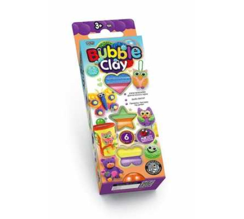гр Пінопластовий пластилін "BUBBLE CLAY" BBC-01-01U,02U (30) (УКР) "Danko Toys", 4 види гр Пінопластовий пластилін "BUBBLE CLAY" BBC-01-01U,02U (30) (УКР) "Danko Toys", 4 види