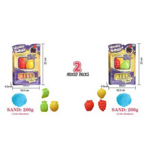 Кінетичний пісок 1909 I (96/3) 200 г, 3 форми, на листі