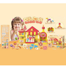 Тісто для ліплення 8902 (18) прес, 12 кольорів тіста, посуд, форми, наліпки, в коробці