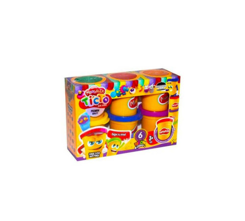 гр Тісто для ліплення "Master Do" TMDB-01-01U УКР. (8) "Danko Toys", 6 банок*50 г гр Тісто для ліплення "Master Do" TMDB-01-01U УКР. (8) "Danko Toys", 6 банок*50 г