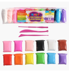 Повітряний пластилін C 73369 (200) "TK Group", ЦІНА ЗА 12 ШТУК В УПАКОВЦІ, стеки, в пакеті