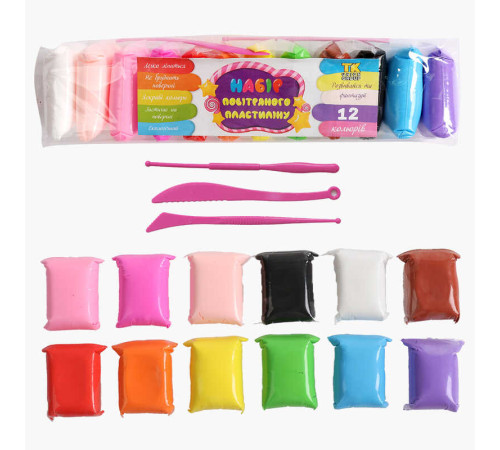 Повітряний пластилін C 73369 (200) "TK Group", ЦІНА ЗА 12 ШТУК В УПАКОВЦІ, стеки, в пакеті – в наличии! Купите сейчас у KAZKOVA