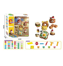 Тісто для ліплення 9029 (72/2) екструдер, 4 кольори тіста, фігурні форми, ніж, в коробці