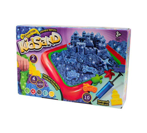 гр Кінетичний пісок "KidSand" 1600г + пісочниця KS-02-01 U (5) "Danko Toys" гр Кінетичний пісок "KidSand" 1600г + пісочниця KS-02-01 U (5) "Danko Toys"