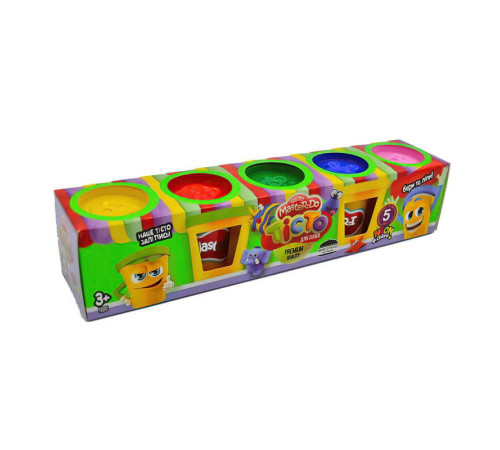 гр Тісто для ліплення "Master Do" TMDB-01-02U (УКР) (9) 5 банок*50 г. "Danko Toys" гр Тісто для ліплення "Master Do" TMDB-01-02U (УКР) (9) 5 банок*50 г. "Danko Toys"