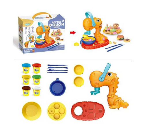 Тісто для ліплення 808-63 (24/2) "Softee Dough Series", 6 кольорів тіста, аксесуари, прес, в коробці – в наличии! Купите сейчас у KAZKOVA