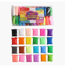 Повітряний пластилін C 73370 (100) "TK Group", ЦІНА ЗА 24 ШТУКИ В УПАКОВЦІ, стеки, в пакеті