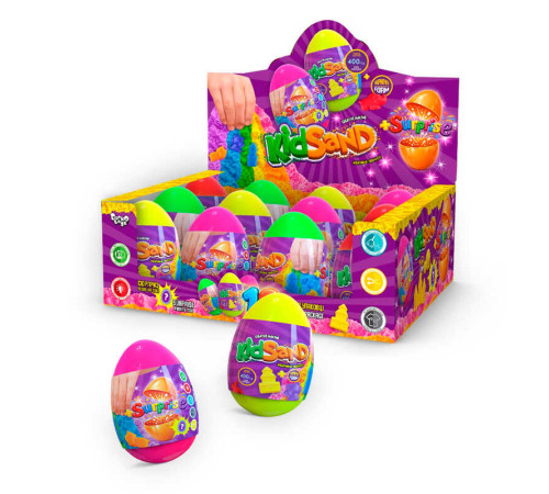 гр Креативна творчість "Кінетичний пісок "KidSand" + яйця KS-06-01U (5) "Danko Toys"