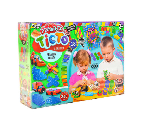 гр Тісто для ліплення "Master Do" TMD-03-05 коробка 18 кольорів, 20г. укр. (5) "Danko toys" – в наличии! Купите сейчас у KAZKOVA