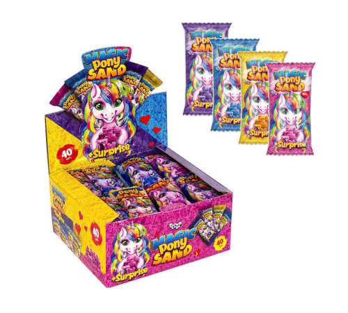 гр Кінетичний пісок "Magic Pony Sand", 150 г MPS-01-01,02,03,04 (40) "Danko Toys" гр Кінетичний пісок "Magic Pony Sand", 150 г MPS-01-01,02,03,04 (40) "Danko Toys"