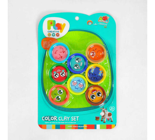 Тісто для ліплення 5838-163 (144/2) 8 кольорів, на планшеті – в наличии! Купите сейчас у KAZKOVA