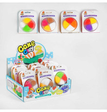 Тісто для ліплення C 57505 (24) 4 набори кольорів, ЦІНА ЗА 12 ШТУК У БЛОЦІ