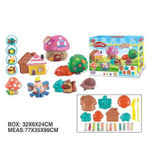 Тісто для ліплення F 018-213 (48/2), 12 кольорів, 7 форм, інструменти, в коробці