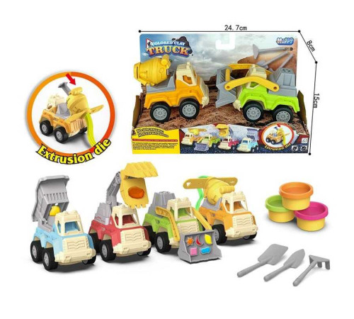 Тісто для ліплення SM 8108 (48/2) 3 кольори тіста, екструдери, форми, інструменти, 2 машинки, в коробці – в наличии! Купите сейчас у KAZKOVA