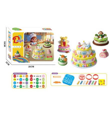 Тісто для ліплення 9011 (72/2) 6 кольорів тіста, фігурні форми, ніж, в коробці