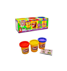 гр Тісто для ліплення "Master Do" TMDB-01-04U УКР. (15) "Danko Toys", 3 банки*50 г
