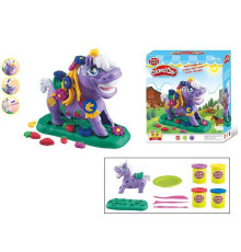 Тісто для ліплення F 018-7 (48/2) "Colored Clay", 4 кольори тіста, аксесуари, в коробці