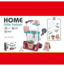 Набір для прибирання 667-52 (12) 13 елементів, візок на колесах, в коробці