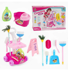 Набір для прибирання 666-86 (60), стійка-каталка, знаряддя для прибирання, в коробці