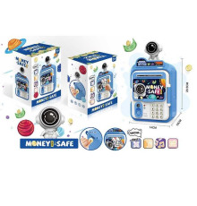 Сейф WF 3023 A (60/2) звуки, підсвічування, наліпки, іграшкові гроші, в коробці
