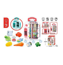 Холодильник C 668-37 (48/2) світло, звук, продукти, лід, в коробці