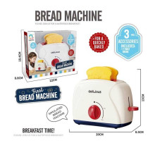 Тостер J 614 (72/2) механічний принцип роботи, 2 тости, імітація приготування тостів, в коробці