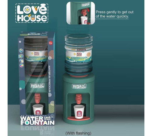 Кулер 678-1 (24) функціональний, звуки, підсвічування, 2 паперових стаканчики, в коробці