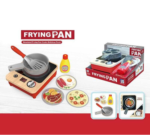 Плита 818-506 (24/2) підсвічування, вентилятор, автоматичний принцип роботи, лопатка, сковорідка, аксесуари, дерев'яна основа, в коробці – в наличии! Купите сейчас у KAZKOVA