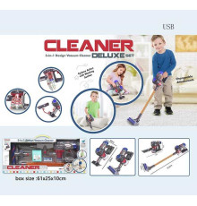 Пилосос 1009 A (18) 3в1, акумулятор: 3.7V, звук всмоктування, змінні насадки, пінопластові кульки, USB-кабель, рухомі елементи, в коробці