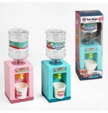 Кулер 2016-140 (96/2) 2 кольори, підсвічування, звук, від батарейок, паперові стаканчики, в коробці