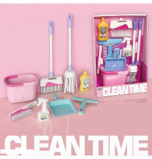 Набір для прибирання 137-6 (24) швабра, щітки, відро, совок, аксесуари для прибирання, в коробці