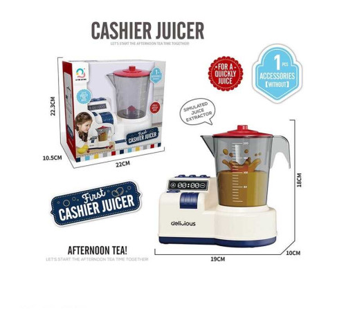 Блендер J 619 (48/2) підсвічування, на батарейках, прозора колба з поділками, в коробці Блендер J 619 (48/2) підсвічування, на батарейках, прозора колба з поділками, в коробці