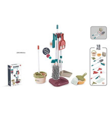 Набір для прибирання 667-59 (18) стійка під прилади, 18 елементів, в коробці