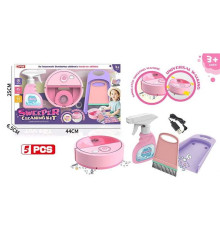 Набір для прибирання 388-8 (36) автоматичний пилосос, працює від мережі, USB-зарядка, розпилювач, совок, щітка, в коробці