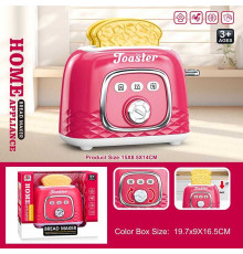 Тостер 6842 A (120/2) розмір - 15х16х11 см, механічний важіль, тріскачка, хлібці, в коробці