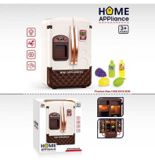 Холодильник 6906 A (80/2) розмір - 13х9.5х19 см, підсвічування, мелодія, рухомі елементи, муляжі продуктів, полички, на батарейках, в коробці