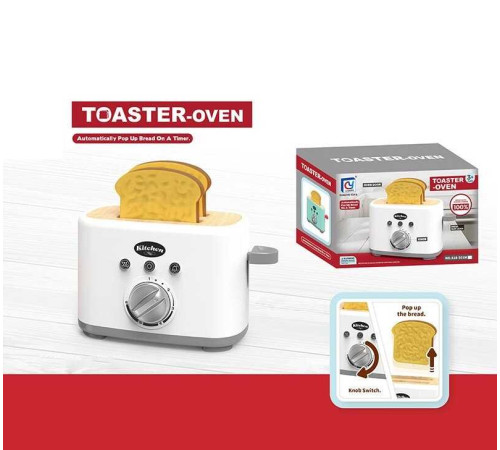 Тостер 818-501 M (36) механічний принцип роботи, дерев'яні елементи, в коробці