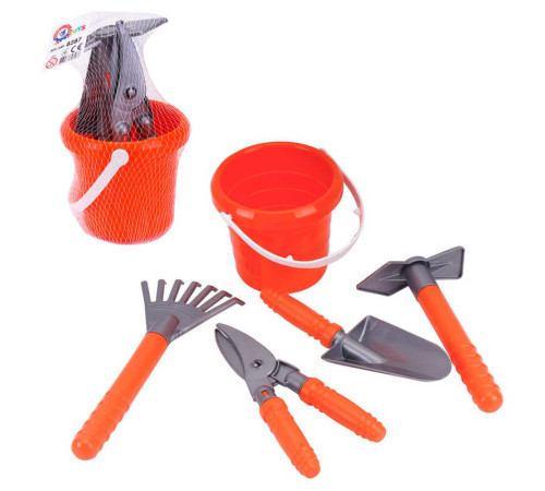 гр "Набір садівника" 8287 (10) "Technok Toys", секатор, совок, граблі, сапка, відерко, в сітці