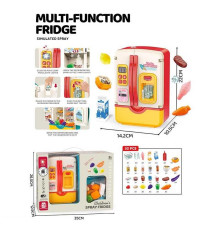 Холодильник G 225 A Штрих = 00441 (18) 32 елементи, підсвічування, мелодії, парогенератор, дозатор для льоду, продукти, в коробці