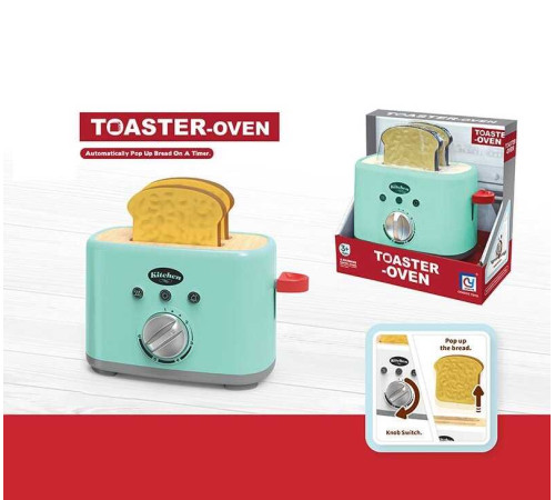 Тостер 818-507 (64/2) механічний принцип роботи, дерев'яні елементи, в коробці