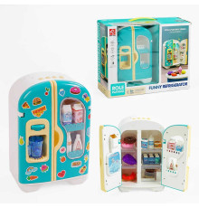 Холодильник RJ 5809 B (18) звук, мелодії, підсвічування, парогенератор, продукти, полички, наліпки, на батарейках, в коробці