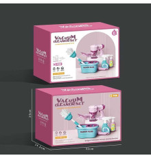 Набір для прибирання 688-6 (18) пилосос на батарейках, відро, щітка, пляшечки для миючих засобів, в коробці
