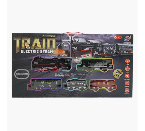 Залізниця JHX 6337 (12) 31 елемент, звук, підсвічування, парогенератор, 4 вагони, в коробці – в наличии! Купите сейчас у KAZKOVA Залізниця JHX 6337 (12) 31 елемент, звук, підсвічування, парогенератор, 4 вагони, в коробці – в наличии! Купите сейчас у KAZKOVA