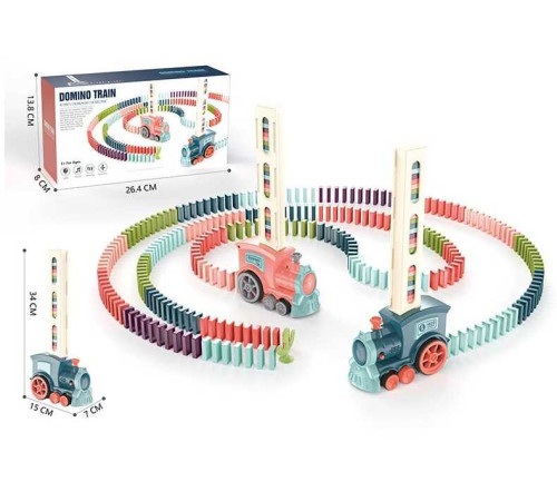 Потяг 8089 C (48) 2 кольори, світло, звук, автоматичне викладання цеглинок, аксесуари, 60 цеглинок, на батарейках, в коробці – в наличии! Купите сейчас у KAZKOVA