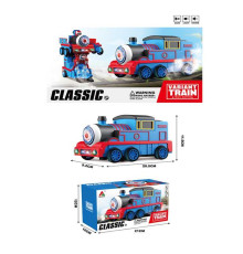 Паровоз музичний FW 338-7 A (72/2) на батарейках, музика, звук, трансформується, колеса вільного ходу, в коробці