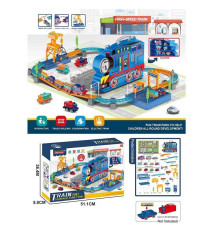 Залізниця 128-39 (12/2) паркінг, локомотив на батарейці, мапа, в коробці